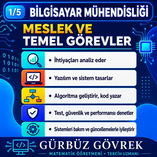 Bilgisayar Mühendisliği: Meslek ve Temel Görevler — Gürbüz Gövrek meslek tanıtım görseli