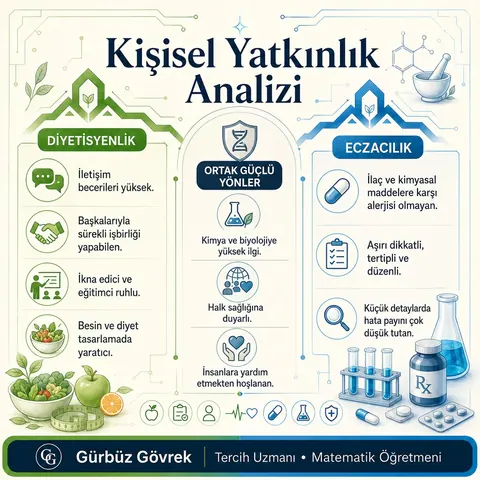 Diyetisyenlik ve Eczacılık meslek tanıtımı, 7. slayt