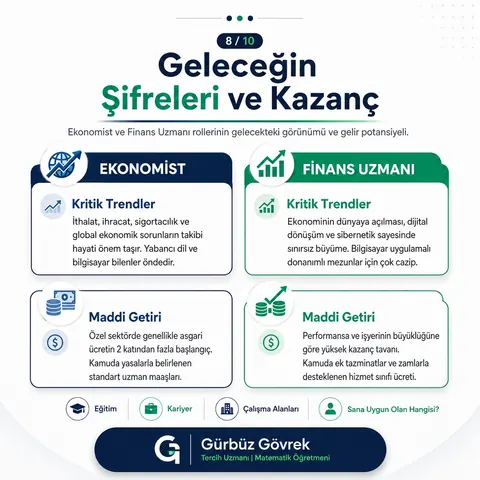 Ekonomi ve Finans Uzmanlığı meslek tanıtımı, 8. slayt