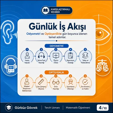 Optisyenlik ve Odyometri meslek tanıtımı, 4. slayt