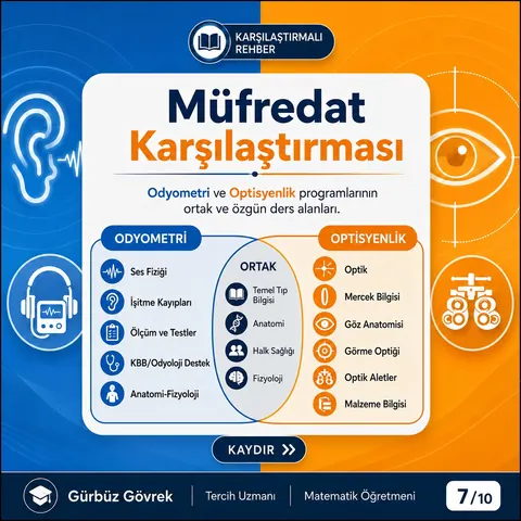 Optisyenlik ve Odyometri meslek tanıtımı, 7. slayt