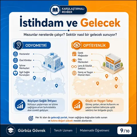 Optisyenlik ve Odyometri meslek tanıtımı, 9. slayt